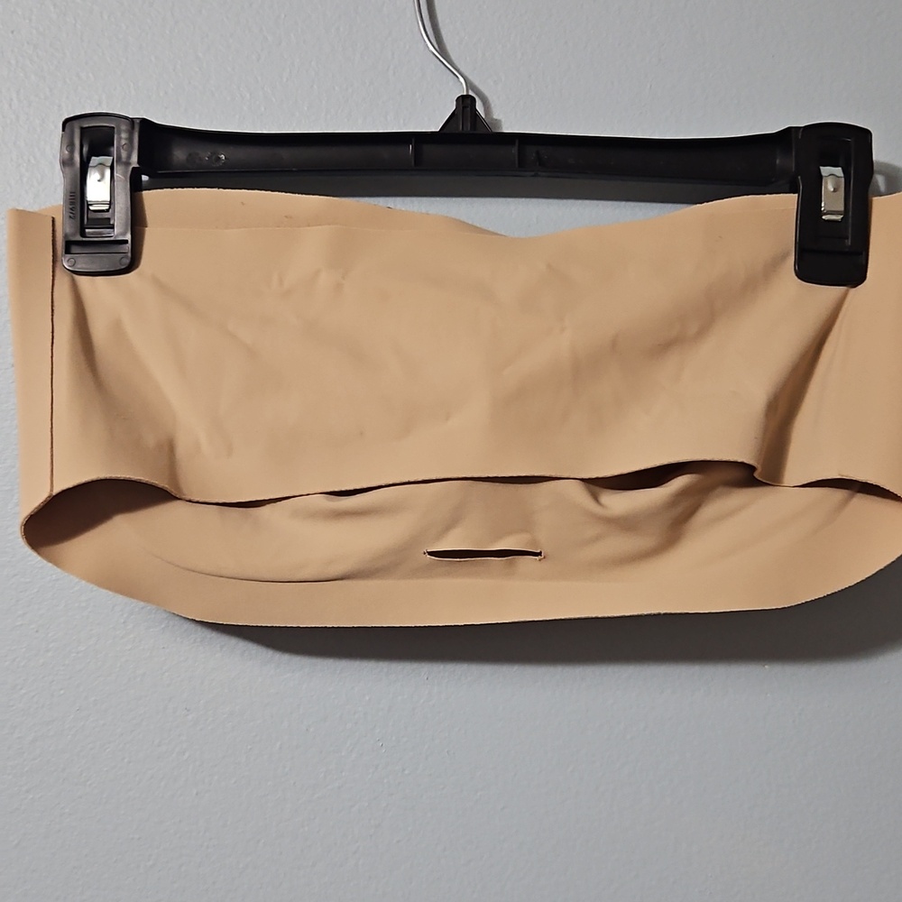 Aerie Light Tan Seamless Bandeau With Removable Pads Size L - Picture 2 of 8